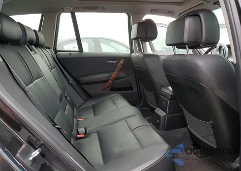 2008 BMW X3 3.0Si из США, поврежденный, VIN WBXPC93428WE79142